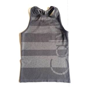 Calvin Klein Performance Athletic Striped Racer Back Tank Top Size S